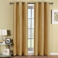 thumbnail image 1 of One Maria Room Darkening Blackout Insulated Curtain Panel with Grommets, 84" Long, Gold, 1 of 1