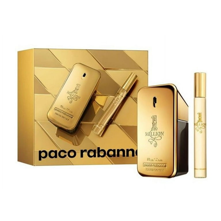 One Million Paco Rabanne 1.7 oz EDT Spray+ 0.34 travel spray Set