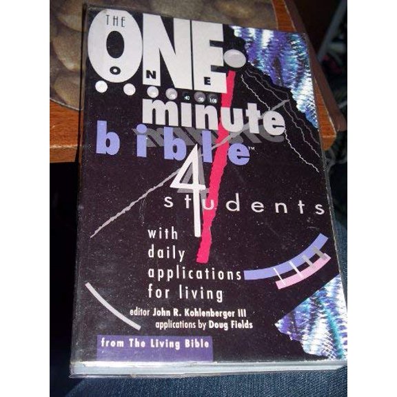 Pre-Owned One Minute Bible for Students: 366 Readings (Paperback) 1881830144 9781881830146
