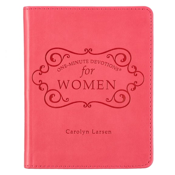 One-Minute Devotions for Women Pink Faux Leather