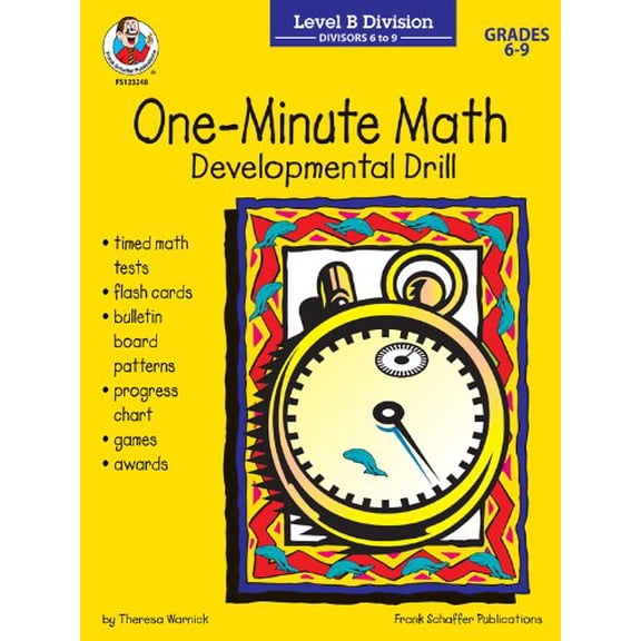 Pre-Owned One-Minute Math Division: Divisors 6 to 9 : Developmental Drill (Paperback)