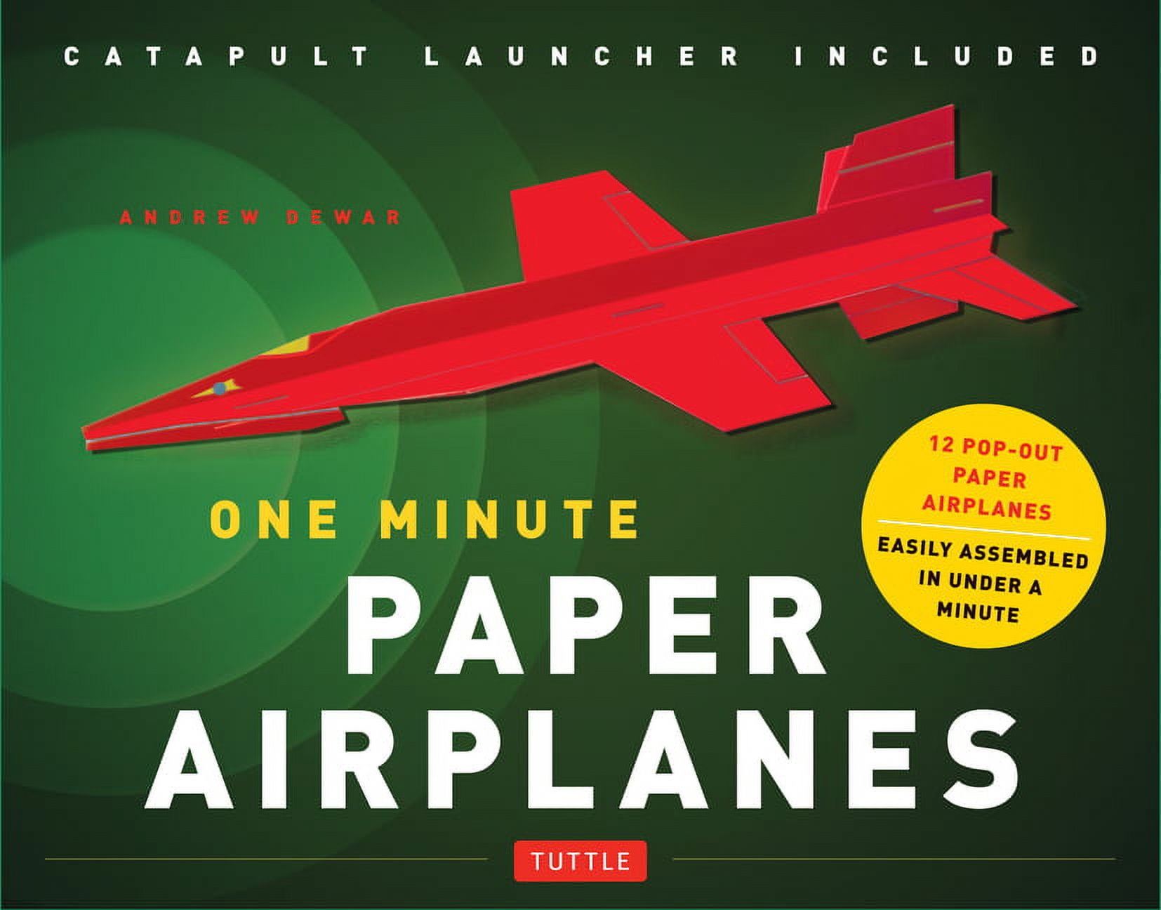 One Minute Paper Airplanes Kit: 12 Pop-Out Planes, Easily