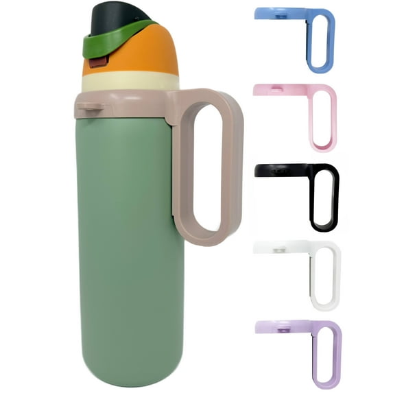 One MissionX Bottle Handle for Owala FreeSip 24oz 32oz 40oz – Strong Plastic Water Bottle Holder, Durable Easy Carry Accessory for Running, Jogging, Gym, Hiking, and Drinking While Driving & More
