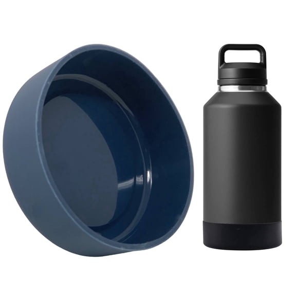One MissionX Protective Silicone Boot Sleeve for YETI 64oz Rambler, Navy