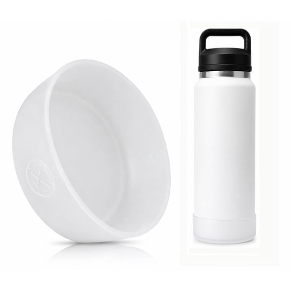One MissionX Protective Silicone Boot for YETI 36oz Rambler, Clear White