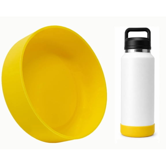 One MissionX Protective Silicone Boot for YETI 46oz Rambler Bottle, Alpine Yellow