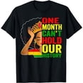 thumbnail image 1 of One Month Cant Hold Our History African Black History 2024 T-Shirt, 1 of 5