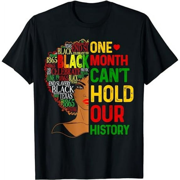 One Month Cant Hold Our History African Black History 2024 T-Shirt