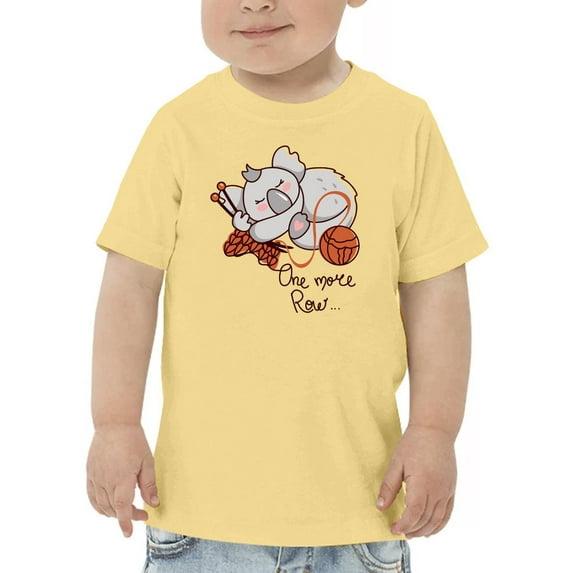One More Row Sleeping Koala T-Shirt Toddler -Image by Shutterstock, 2 Toddler