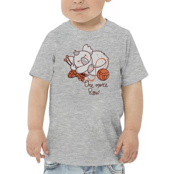 One More Row Sleeping Koala T-Shirt Toddler -Image by Shutterstock,  3 Toddler