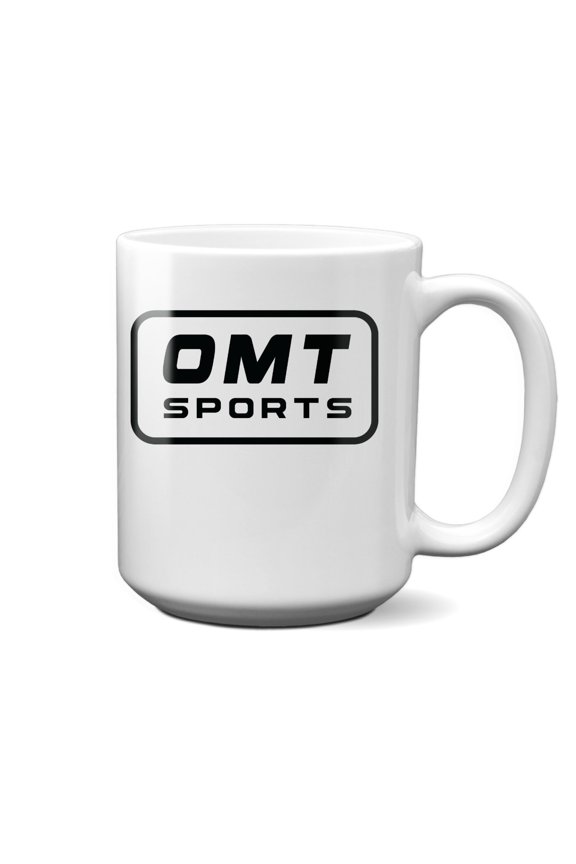 One More Time Sports Logo 15 oz Ceramic Mug