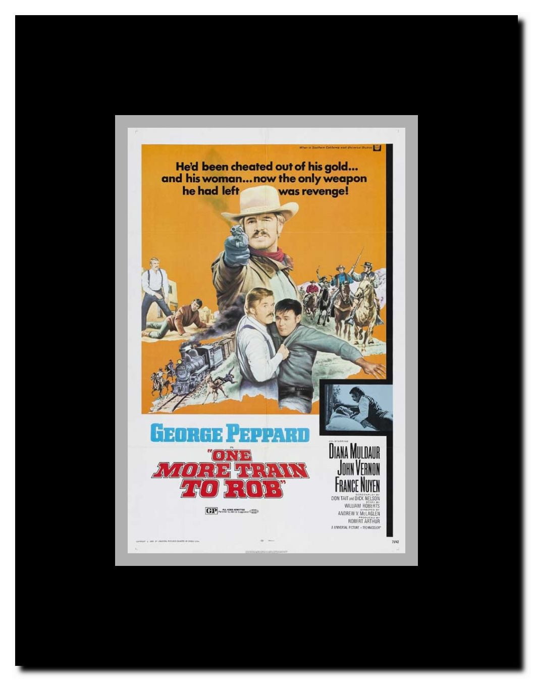 One More Train to Rob Framed Movie Poster