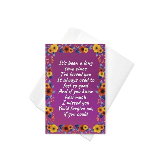 One More Try - I Miss You Card