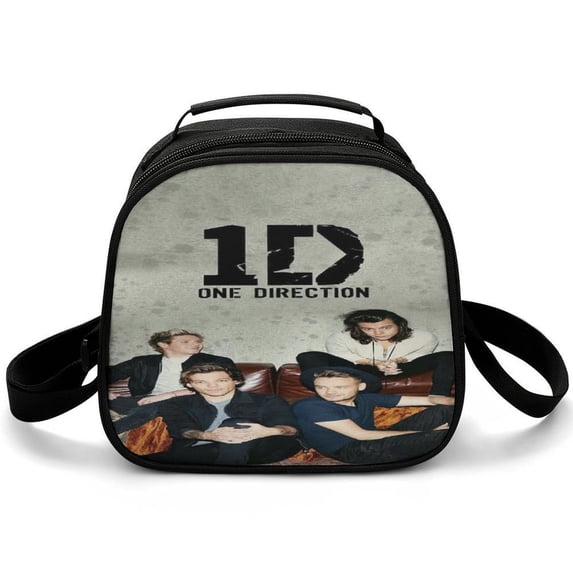 One Music Direc-,Ti0n Lunch Box with Portable Tableware Lunch Bag Reusable Food Tote Bag for Snacks Drinks