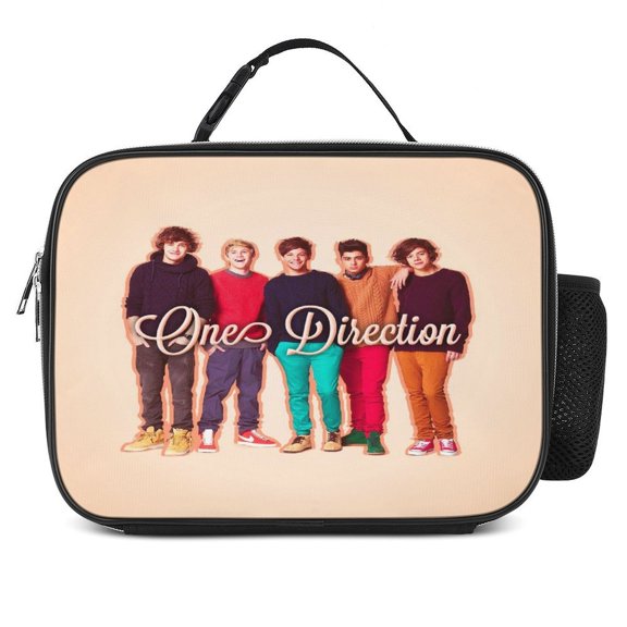 One Music Direc-,Ti0n Reusable Lunch Bento Box Insulated Portable Handbags for Office Work Picnic for Adult