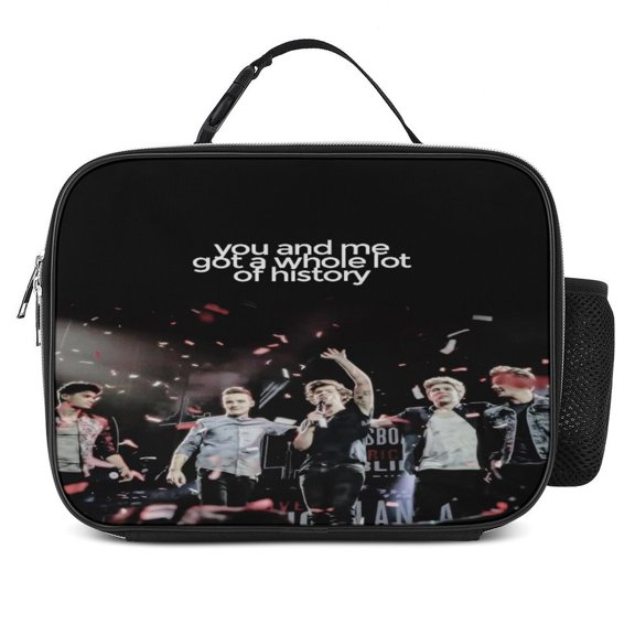 One Music Direc-,Ti0n Reusable Lunch Bento Box Insulated Portable Handbags for Office Work Picnic for Adult