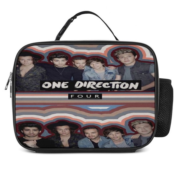 One Music Direc-,Ti0n Reusable Lunch Bento Box Insulated Portable Handbags for Office Work Picnic for Adult