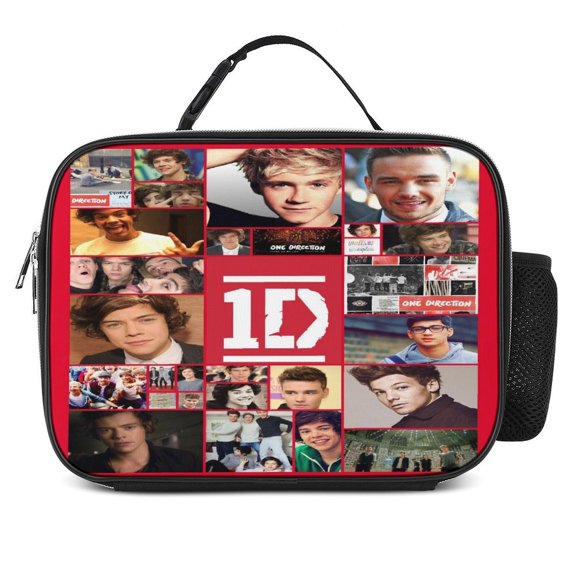 One Music Direc-,Ti0n Reusable Lunch Bento Box Insulated Portable Handbags for Office Work Picnic for Adult