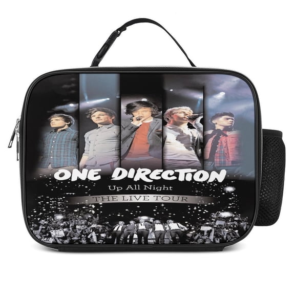 One Music Direc-,Ti0n Reusable Lunch Bento Box Insulated Portable Handbags for Office Work Picnic for Adult