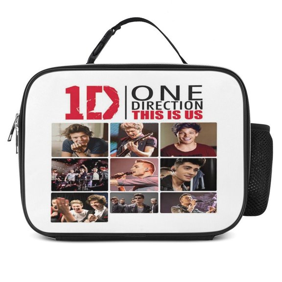 One Music Direc-,Ti0n Reusable Lunch Bento Box Insulated Portable Handbags for Office Work Picnic for Adult