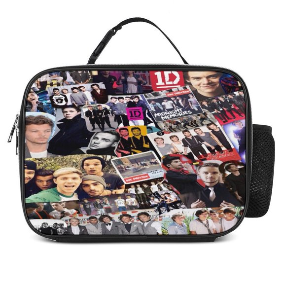 One Music Direc-,Ti0n Reusable Lunch Bento Box Insulated Portable Handbags for Office Work Picnic for Adult