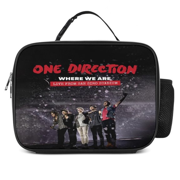 One Music Direc-,Ti0n Reusable Lunch Bento Box Insulated Portable Handbags for Office Work Picnic for Adult