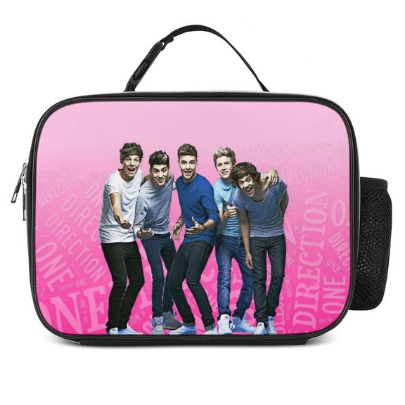 One Music Direc-,Ti0n Reusable Lunch Bento Box Insulated Portable Handbags for Office Work Picnic for Adult