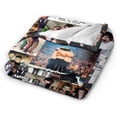 thumbnail image 1 of One Music Direction Band Collage Blanket Soft Flannel Blankets Lightweight Throw Blankets for Bed Sofa Room Decor 50"X40", 1 of 1