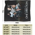thumbnail image 1 of One Music Direction Blanket Soft Flannel Throw Blanket Lightweight Bed Blanket for Bedding Sofa Birthday Gifts50 X40, 1 of 6