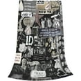 thumbnail image 1 of One Music Direction Flannel Blanket Air Conditioning Blanket Nap Blanket Sofa Throw Blanket Throw Blankets 60"X50", 1 of 6