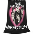 thumbnail image 1 of One Music Direction Flannel Blanket Air Conditioning Blanket Nap Blanket Sofa Throw Blanket Throw Blankets 60"X50", 1 of 6