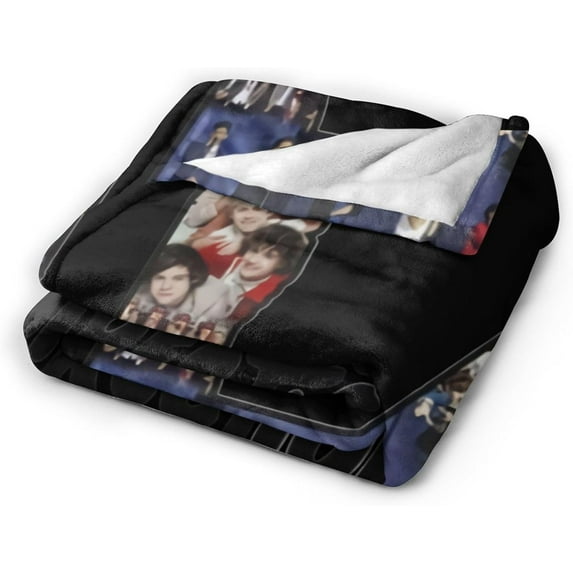 One Music Direction Throw Blankets Warm Super Soft and All Season Plush Blanket for Sofa Bed Living Room Decor 40"x30"