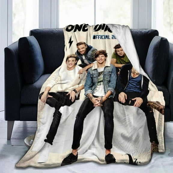 One Music Direction Throw Blankets Warm Super Soft and All Season Plush Blanket for Sofa Bed Living Room Decor 40"x30"