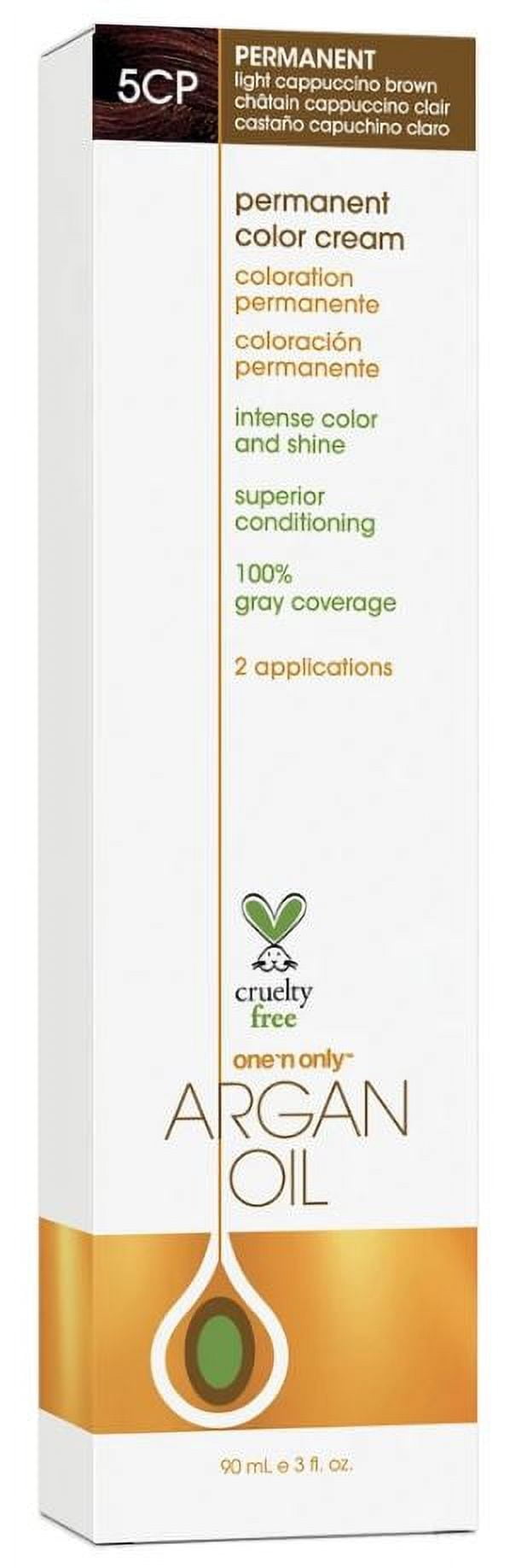 One 'N Only Argan Oil Permanent Color Cream (3 oz) - 5CP Light