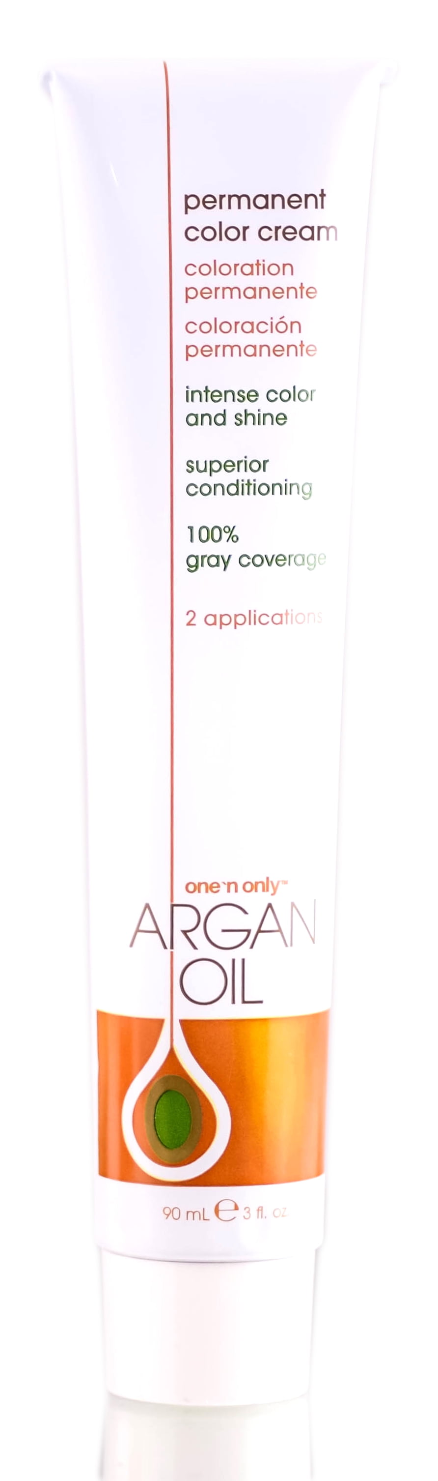 One n Only Argan Oil Permanent Color Cream - 6N Dark Natural