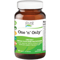 thumbnail image 1 of One N Only Multivitamin - One a Day Whole Food Supplement with Superfoods, Minerals, Enzymes, Vitamin D, D3, B12, Biotin by Pure Essence - 30 Tablets, 1 of 5