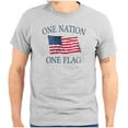 thumbnail image 1 of One Nation Distressed Flag USA Pride Men's Graphic T Shirt Tees Brisco Brands X, 1 of 6