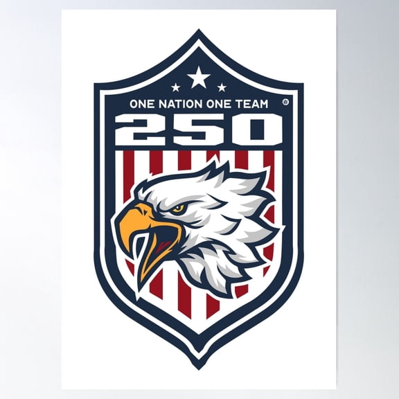 One Nation One Team United States Spirit Art Unframed Paper Print