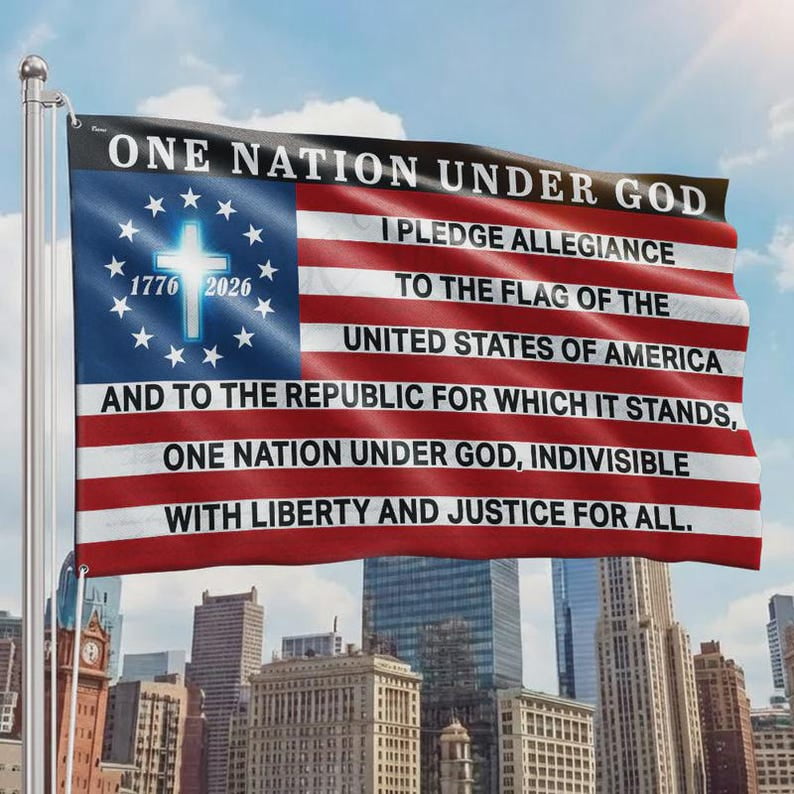 Gd Pledge One Nation Under God 1776–2026 The Original Pledge of Allegiance ...