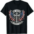 thumbnail image 1 of One Nation Under God Flag 4th of July Patriotic Christian T-Shirt USA American Flag Shirt Independence Day Freedom Tee, 1 of 8