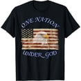 thumbnail image 1 of One Nation Under God Flag Christian T-Shirt, 1 of 4