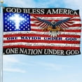 One Nation Under God Flag Patriotic God Bless America Flag Christian