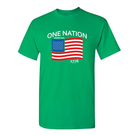 One Nation Under God Graphic Tees Sarcastic Mens Apparel Gift For Any Occasion Humor Novelty Funny T Shirt