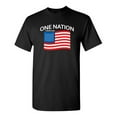 thumbnail image 1 of One Nation Under God Sarcastic Humor Graphic Novelty Funny Tall T Shirt, 1 of 1