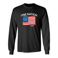 thumbnail image 1 of One Nation Under God Sarcastic Novelty Gift Idea Adult Humor Funny Men's Long Sleeve Shirts, 1 of 3