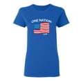 thumbnail image 1 of One Nation Under God Sarcastic Novelty Gift Idea Adult Humor Funny Women's Casual Tees, 1 of 3