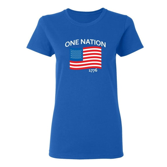 One Nation Under God Sarcastic Novelty Gift Idea Adult Humor Funny Women's Casual Tees