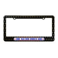 thumbnail image 1 of One Nation Under God - USA American Pride License Plate Tag Frame - Christian Cross Design, 1 of 1
