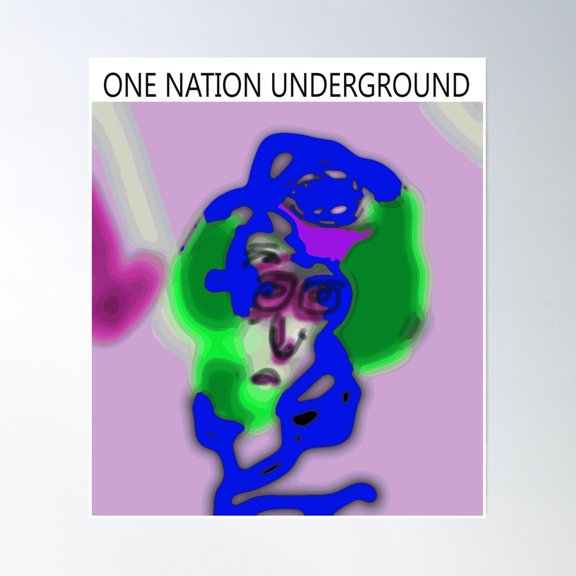 One Nation Underground Poster Wall Art, Modern Wall Decor, 16x24 UNFRAMED
