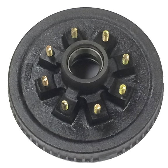 One New 12" X 2" trailer brake Drum 8 on 6.5" BC for 7000 lbs axle - 22004